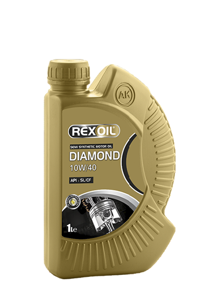 (12'li Koli) Rexoil 1 LT Diamond 10W/40 SL/CF Motor Yağı